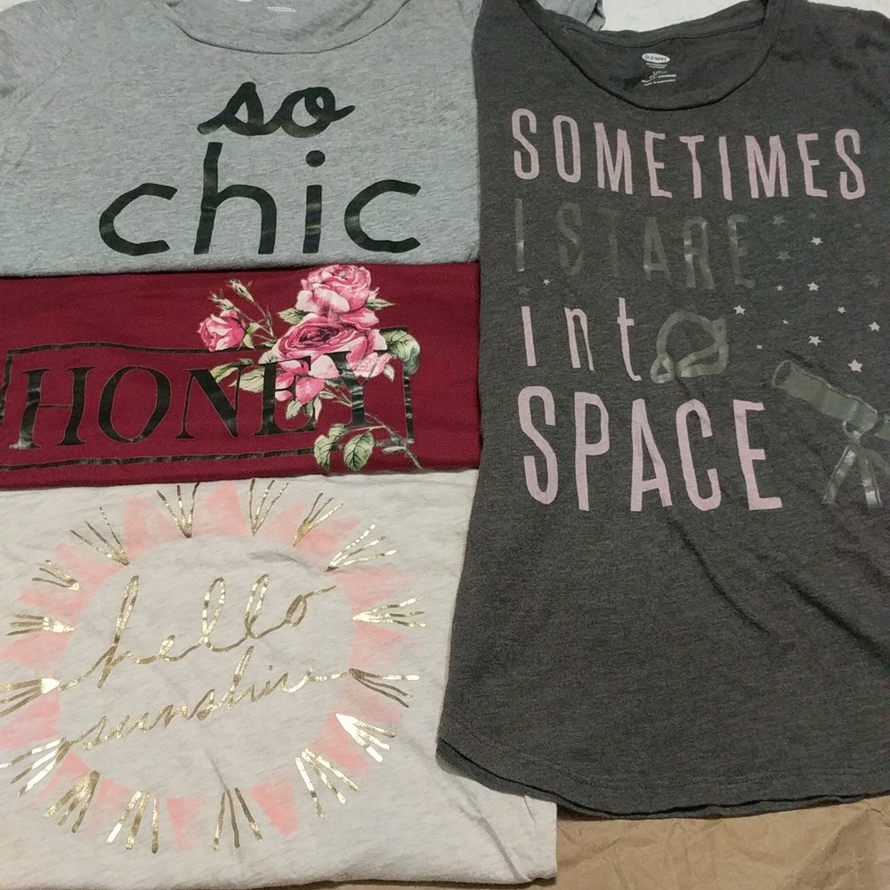 2 for $20 - Bundle of 4 Girls Short Sleeve T-shirt